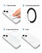 Magnetic Adapter Ring for Non-MagSafe Phone Cases