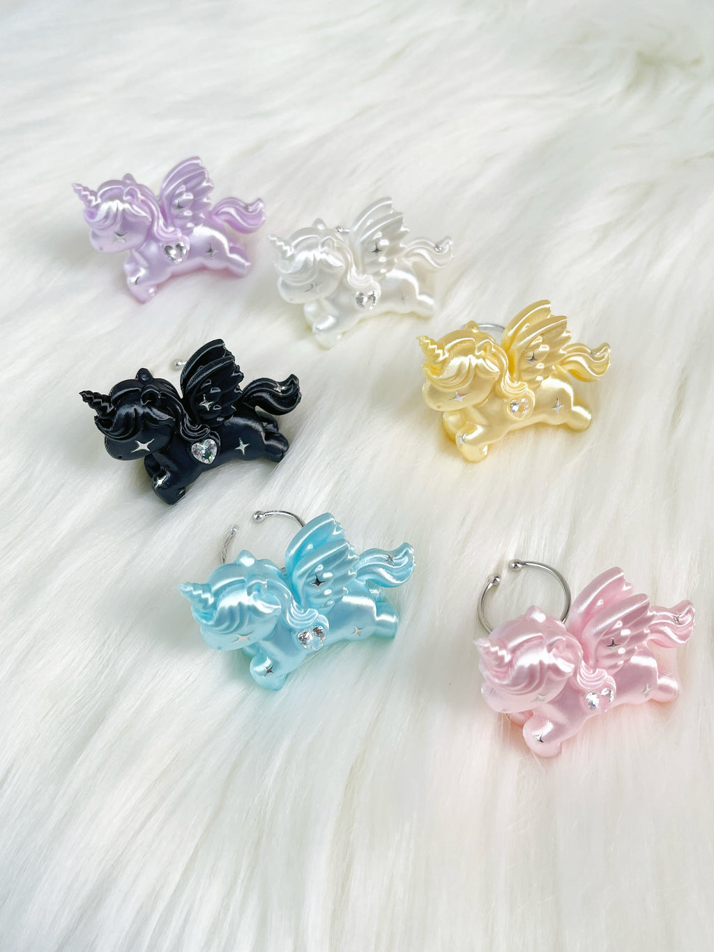 Starwing Unicorn Rings