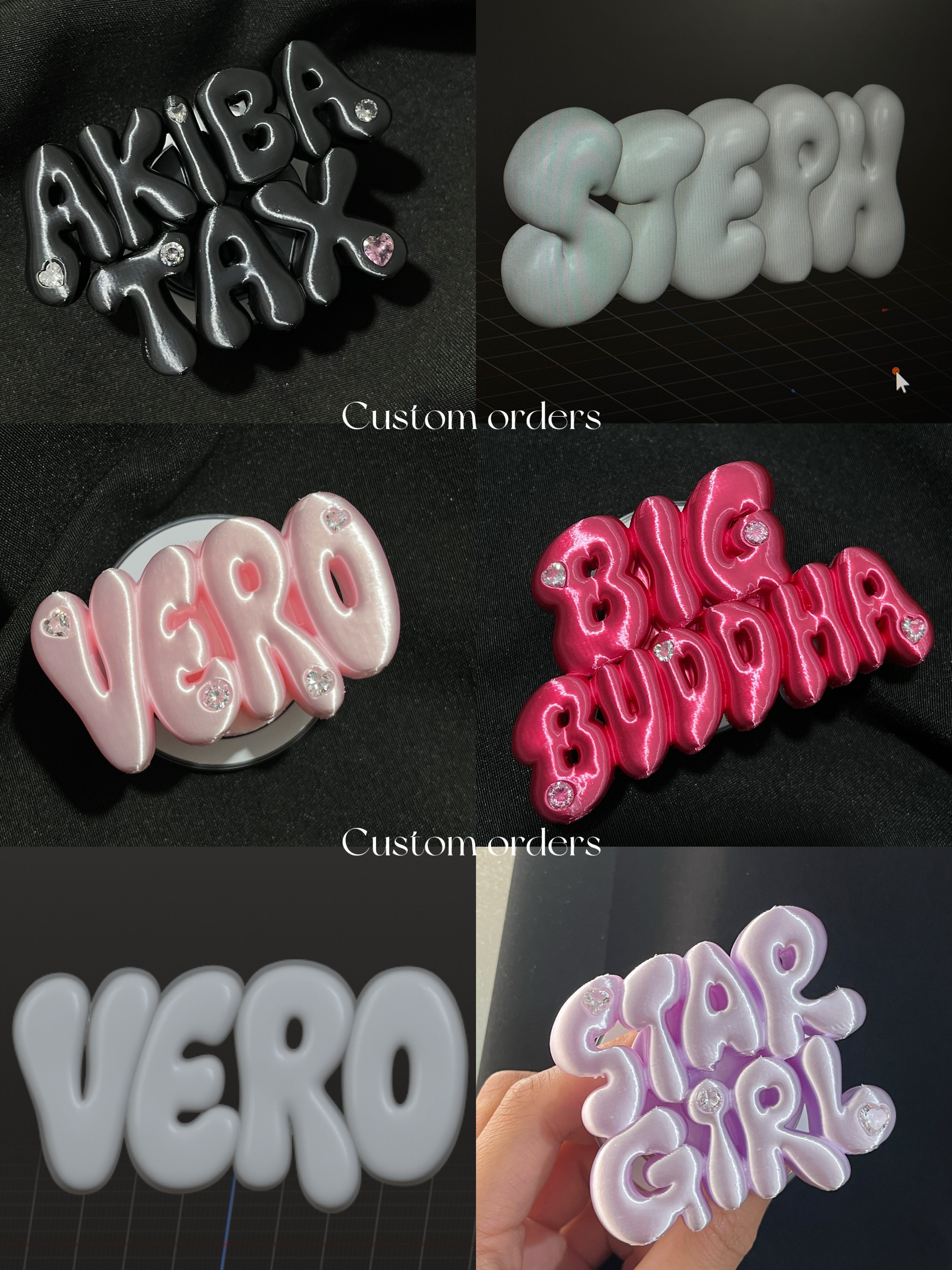 Star Girl — Custom Text