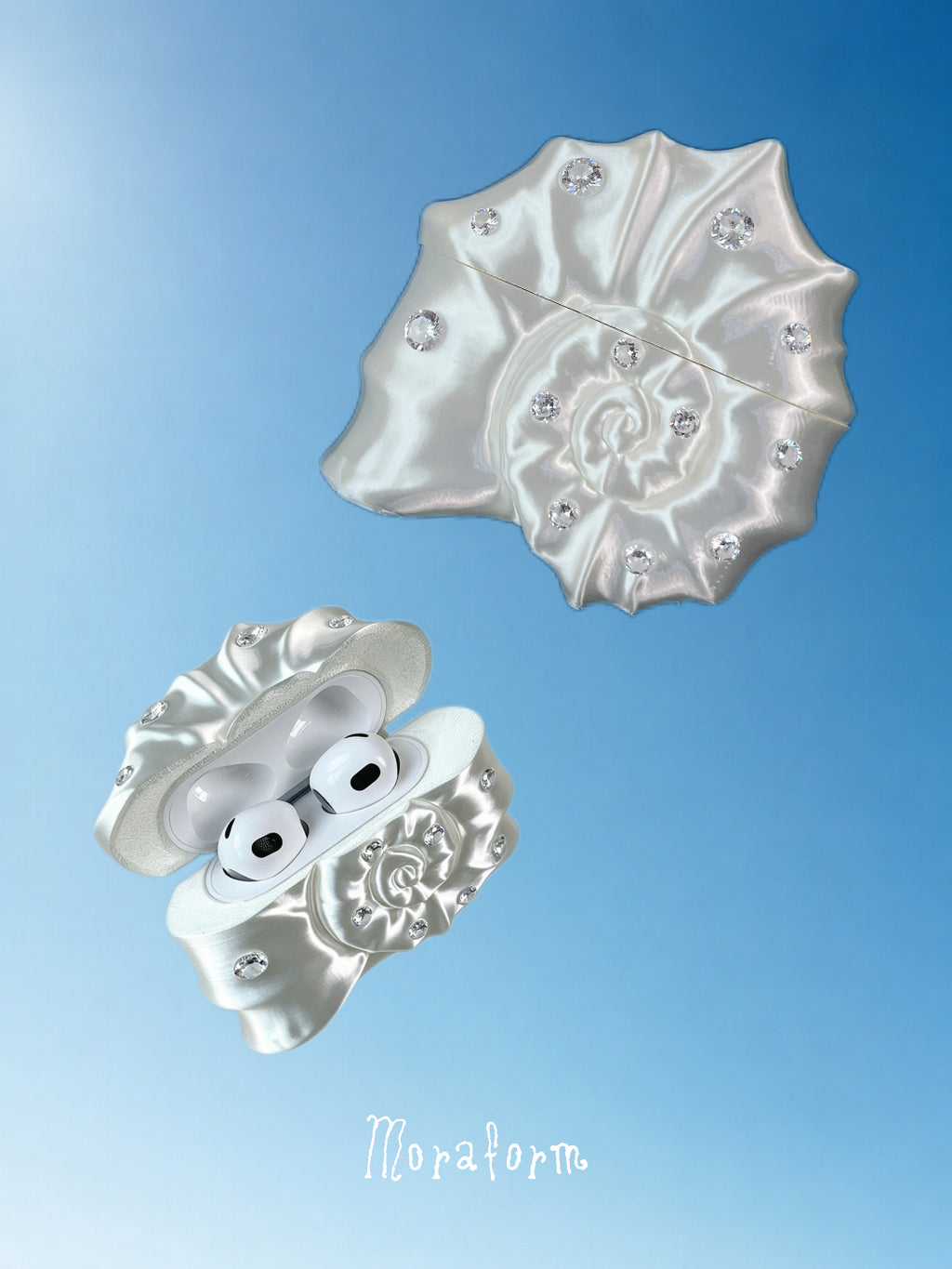 Crystal Conch AirPods Case