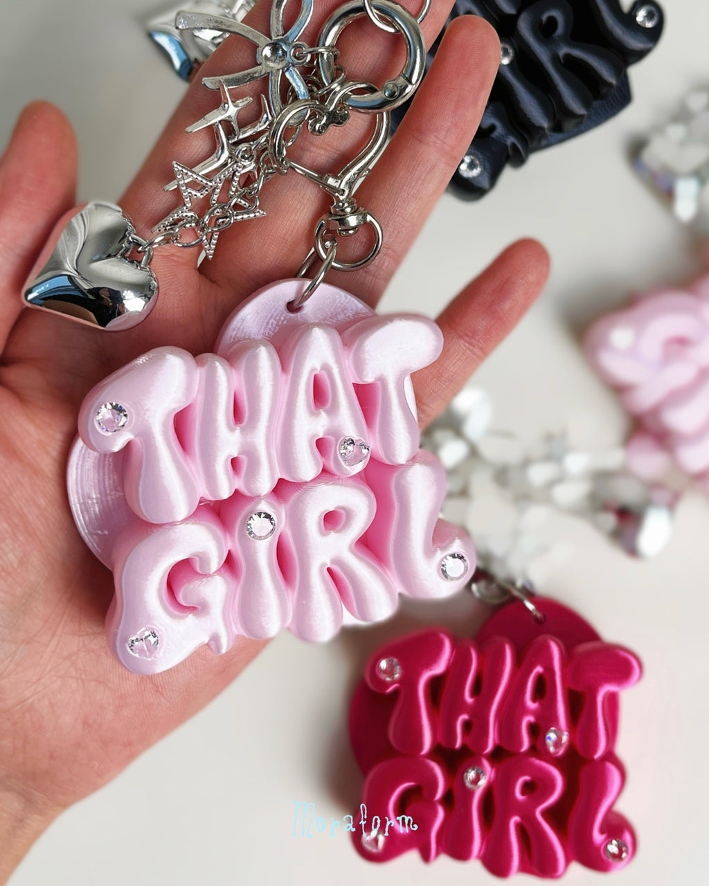 THAT GIRL Bag Charm & Keychain