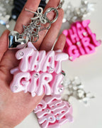 THAT GIRL Bag Charm & Keychain