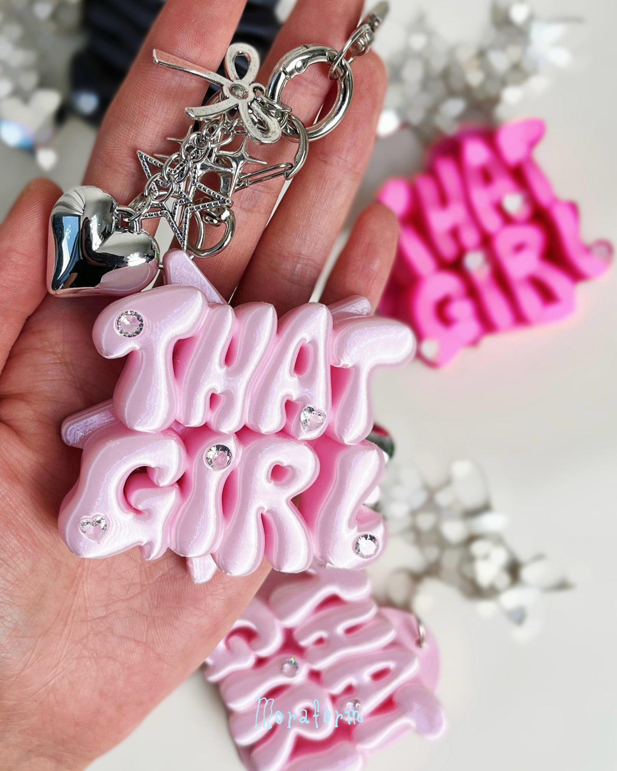 THAT GIRL Bag Charm & Keychain