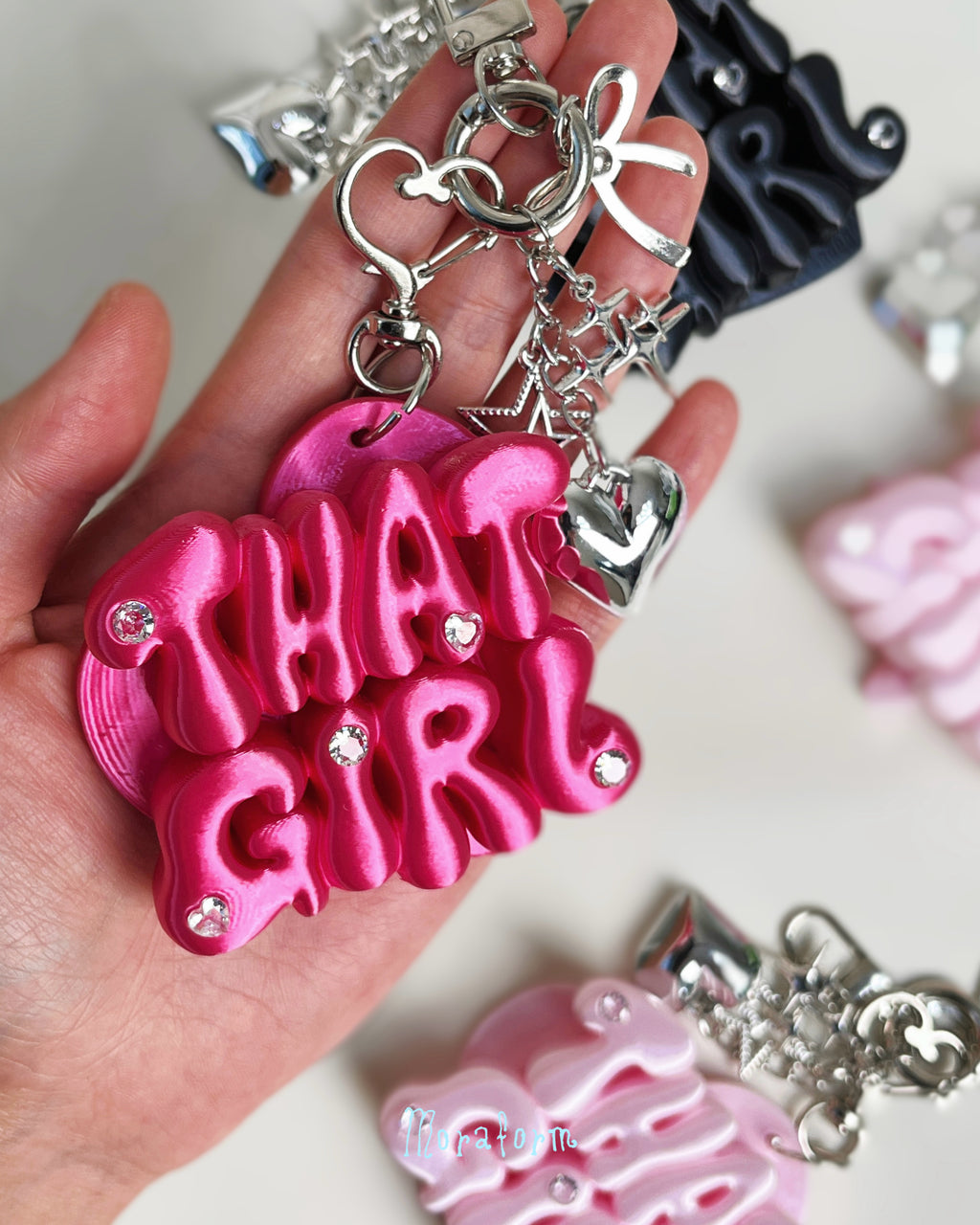 THAT GIRL Bag Charm & Keychain
